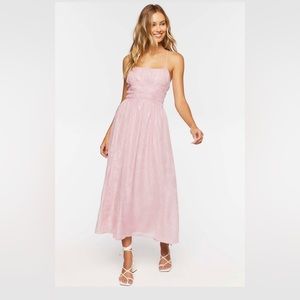A brand new baby pink spaghetti dress